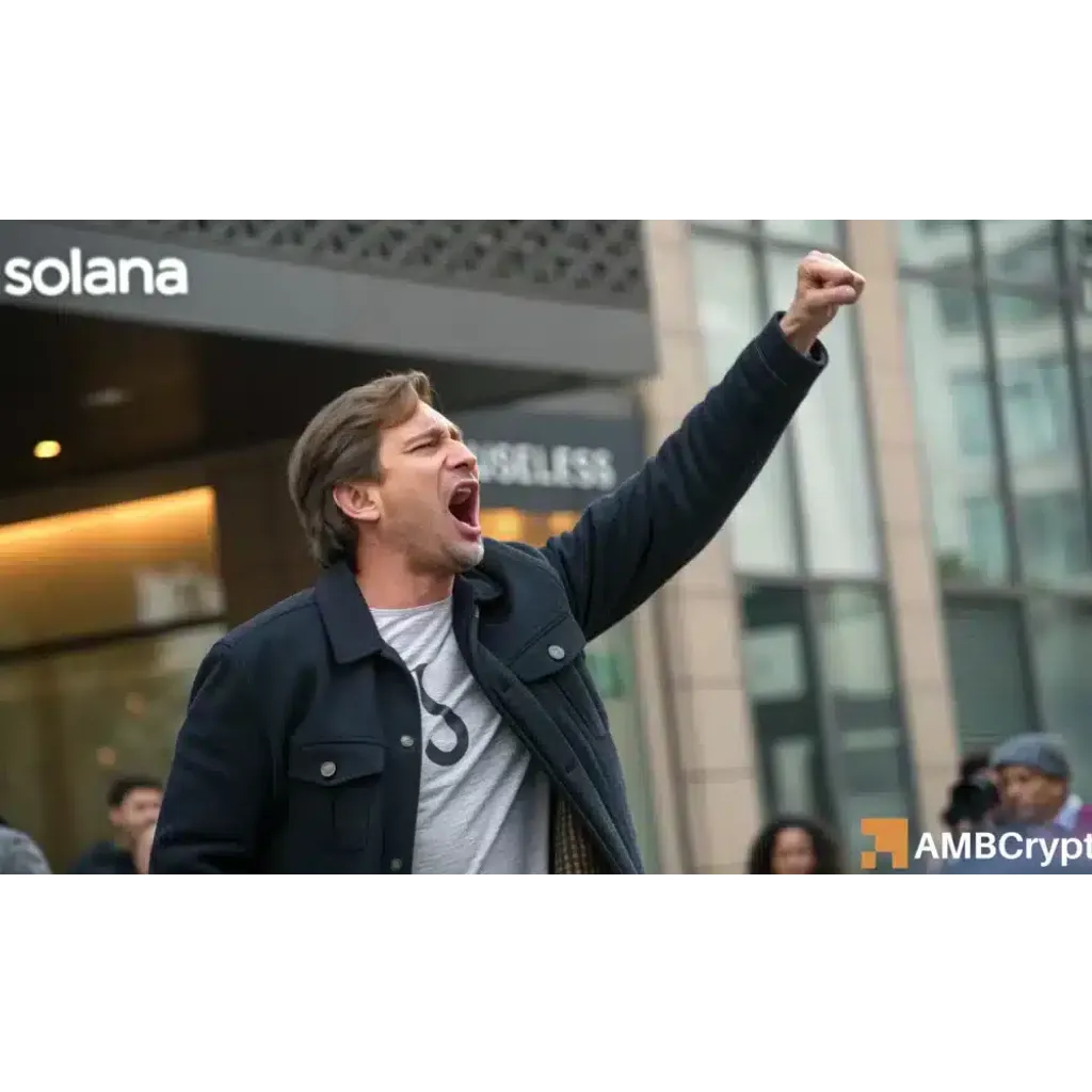 Solana investors profit from Yakovenko remark Solana investors profit from Yakovenko remark