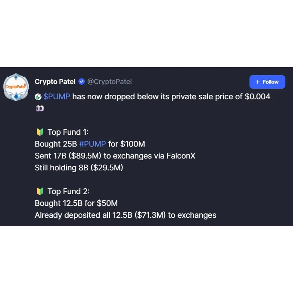 PUMP token falls 40% since launch – Is a price recovery in sight? PUMP token falls 40% since launch – Is a price recovery in sight?