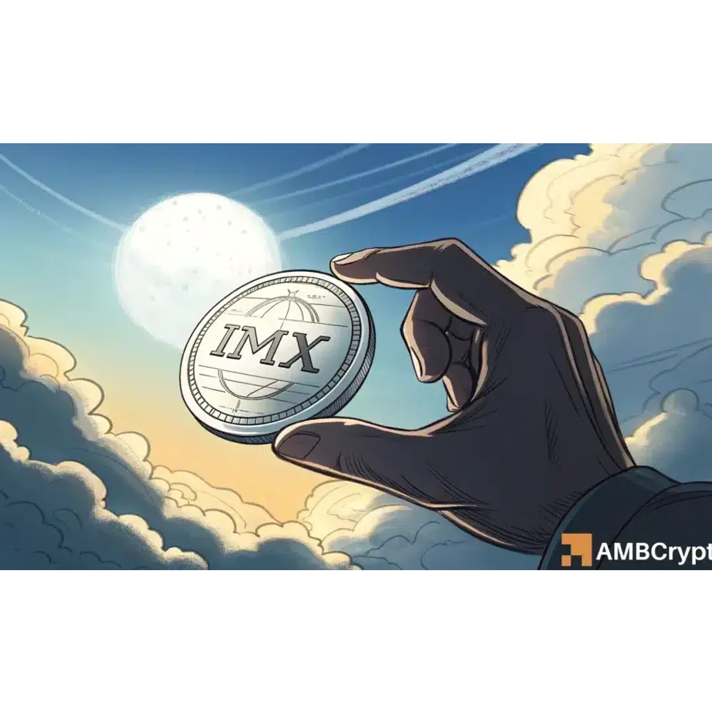 Immutable IMX surges 13% aiming for .5B market cap Immutable IMX surges 13% aiming for .5B market cap