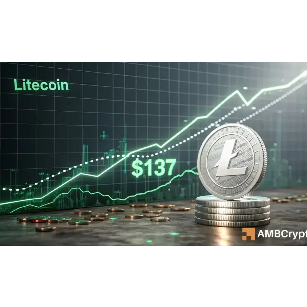 Litecoin tests 7 resistance amid .2 billion trading volume Litecoin tests 7 resistance amid .2 billion trading volume