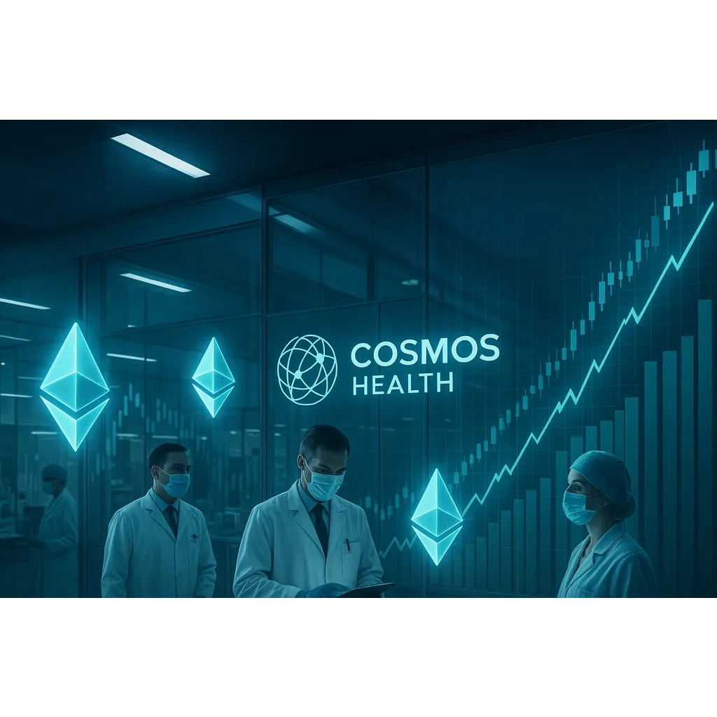 Cosmos Health expands Ethereum holdings to .8 million under digital assets facility Cosmos Health expands Ethereum holdings to .8 million under digital assets facility