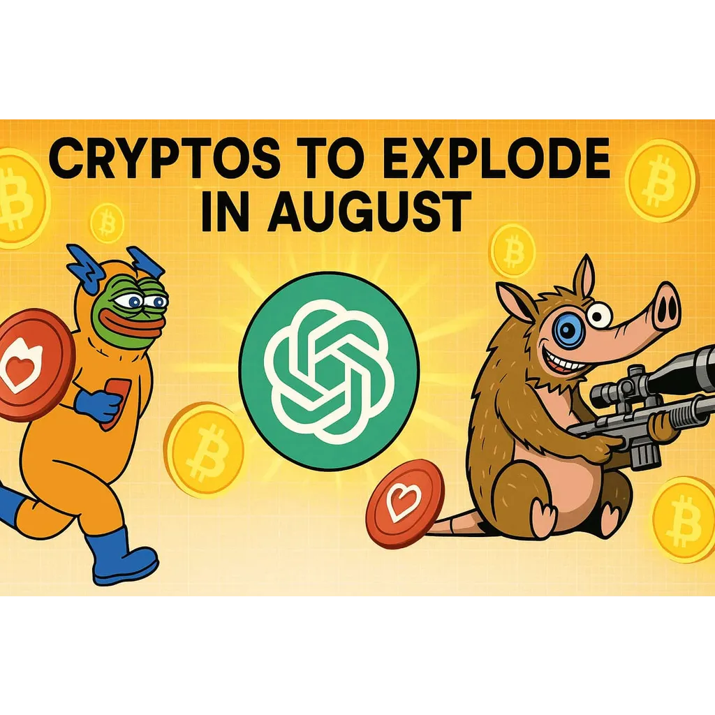 5 Cryptos to Explode in August 2025 5 Cryptos to Explode in August 2025