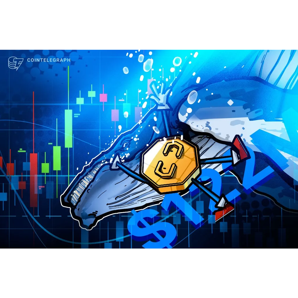 Whale withdraws 2 million ahead of .9 billion team token unlock Whale withdraws 2 million ahead of .9 billion team token unlock
