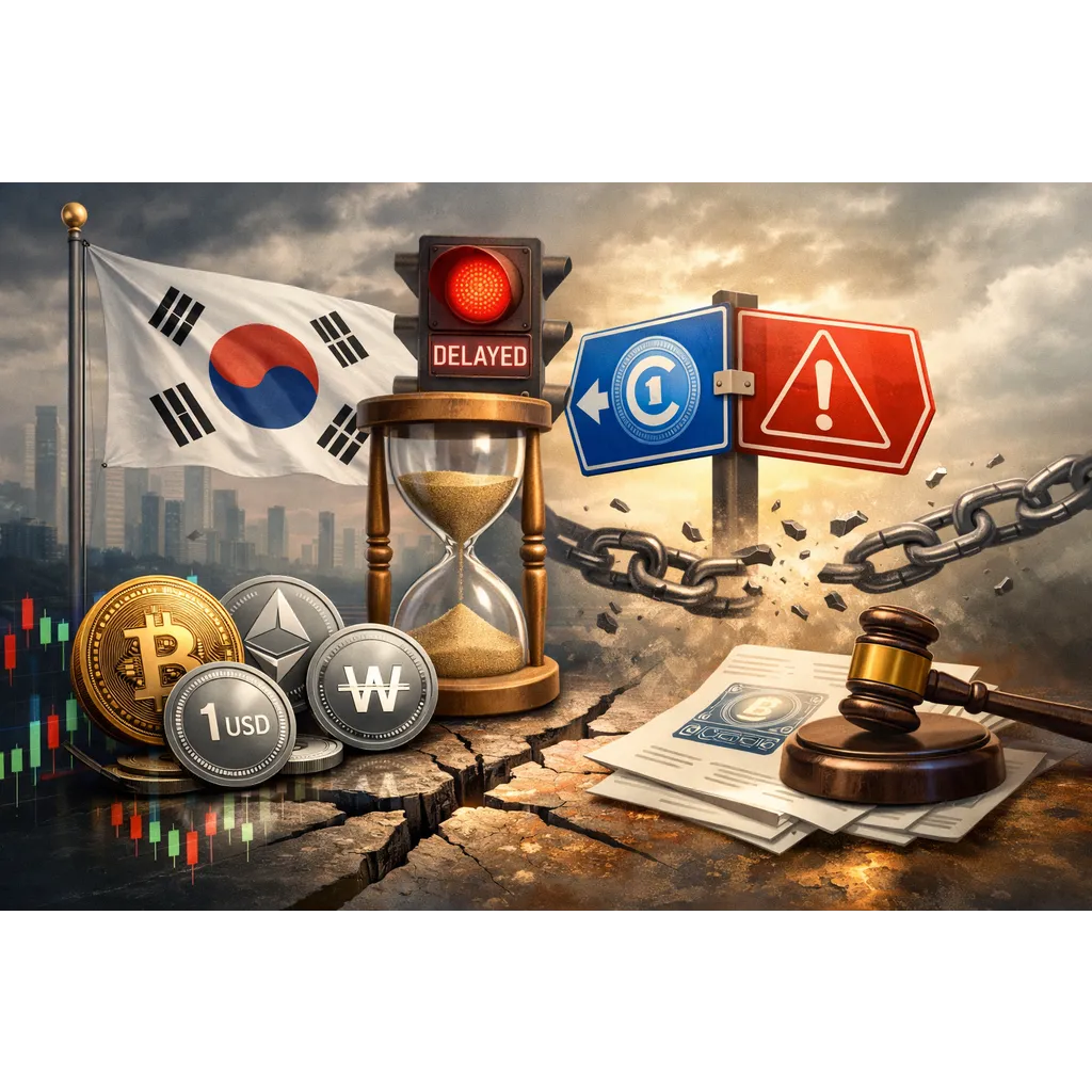 South Korea delays digital asset law as stablecoin oversight divides regulators South Korea delays digital asset law as stablecoin oversight divides regulators