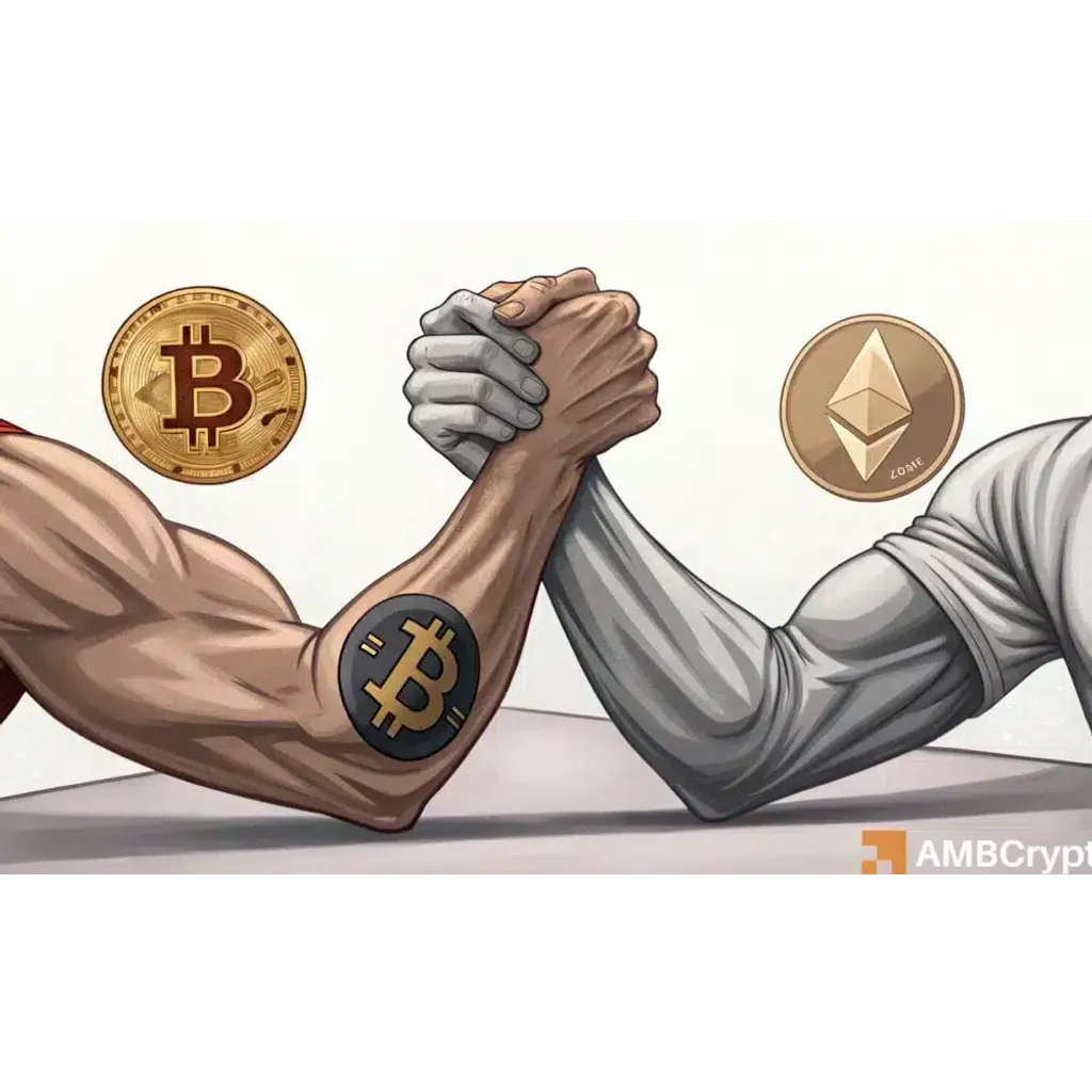Ethereum outpaces Bitcoin 12 times in Q3 faces Q4 test Ethereum outpaces Bitcoin 12 times in Q3 faces Q4 test