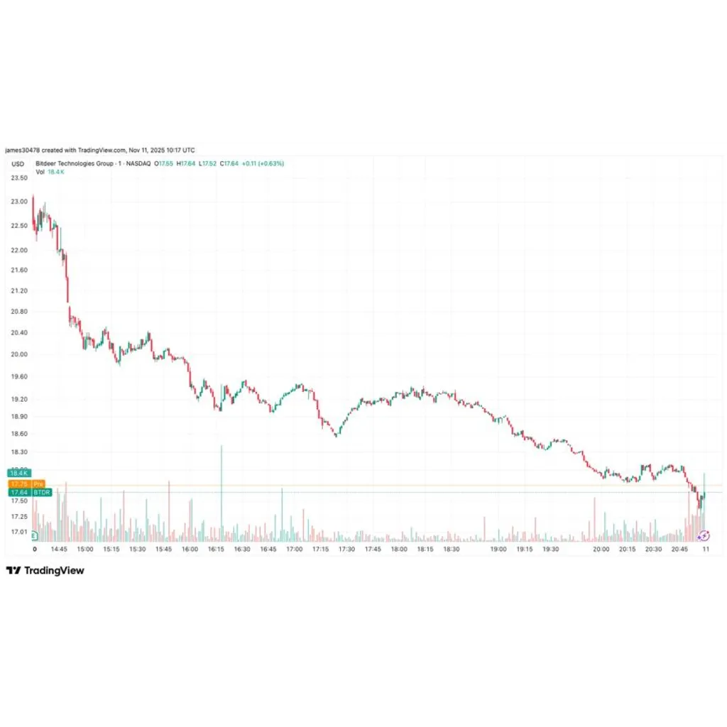 Bitdeer shares fell on wider Q3 net loss and ASIC chip delay Bitdeer shares fell on wider Q3 net loss and ASIC chip delay