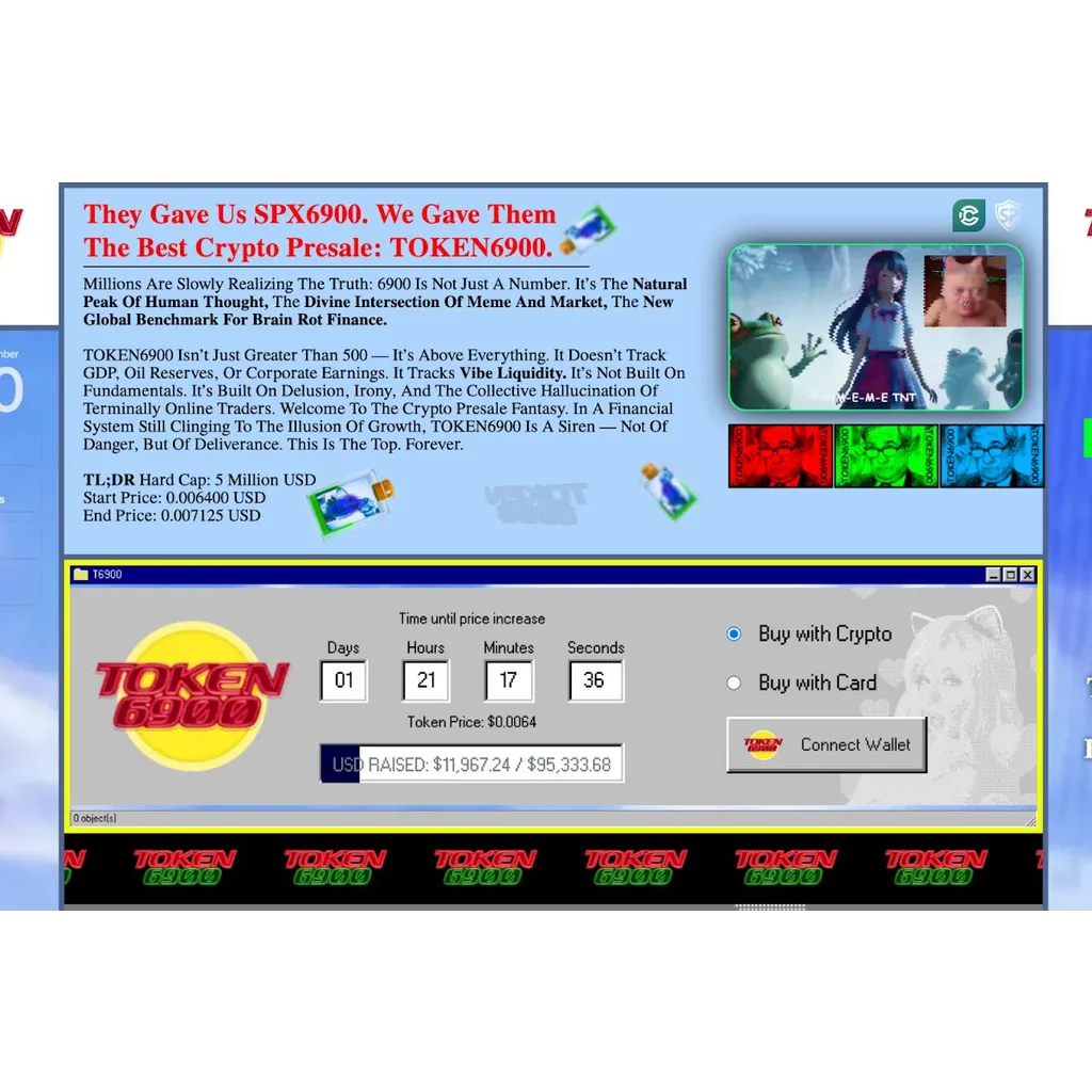 TOKEN6900 Presale Goes Live – Could It Be the Next SPX6900? TOKEN6900 Presale Goes Live – Could It Be the Next SPX6900?