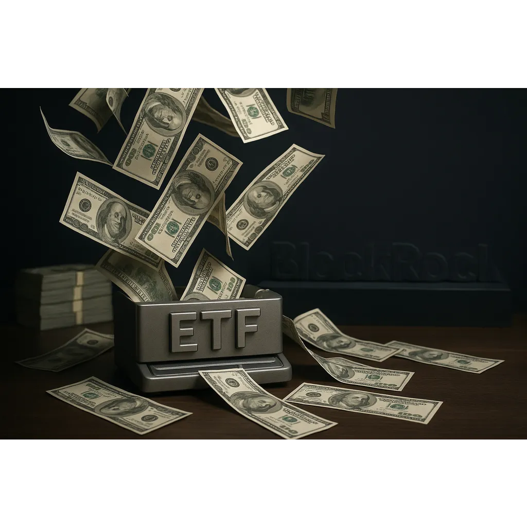 BlackRock ETF sees 0 million outflow in one day BlackRock ETF sees 0 million outflow in one day