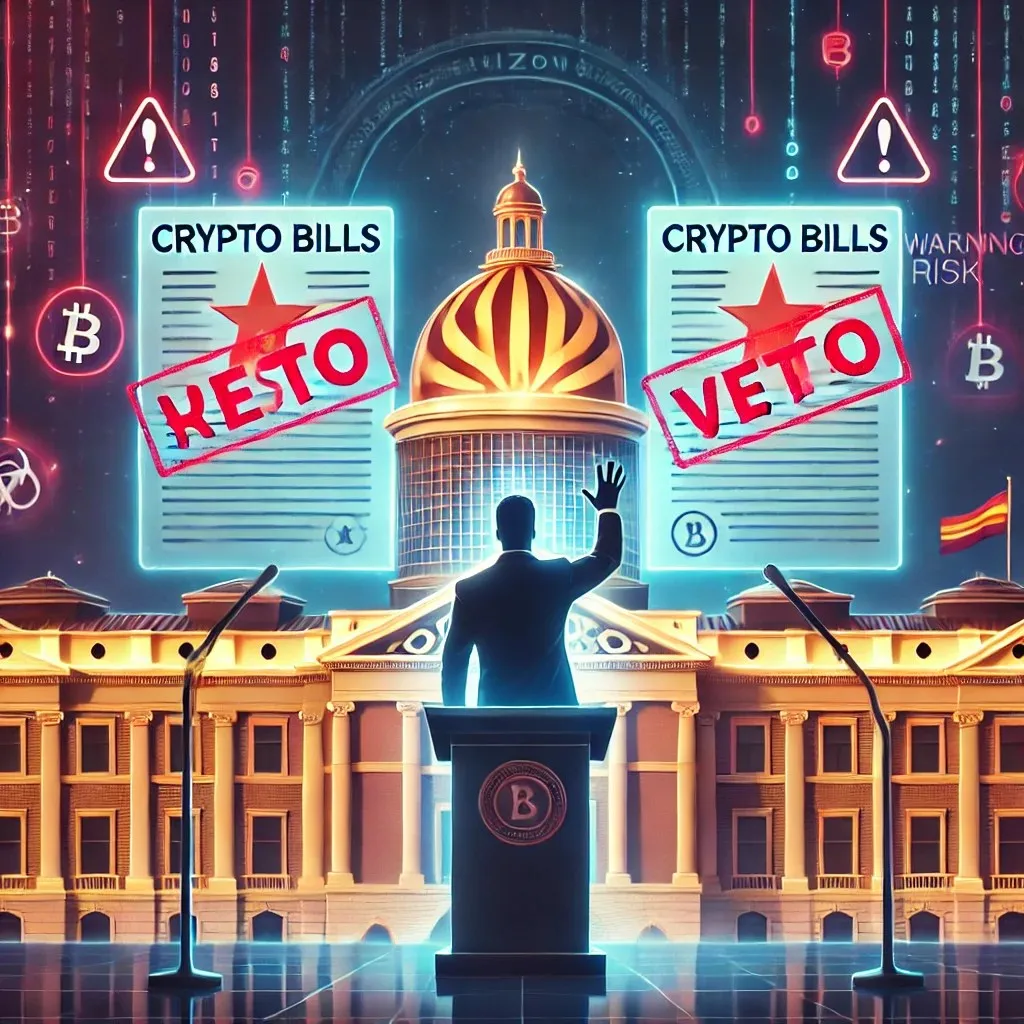 Arizona Governor Katie Hobbs vetoed two crypto… Arizona Governor Katie Hobbs vetoed two crypto…