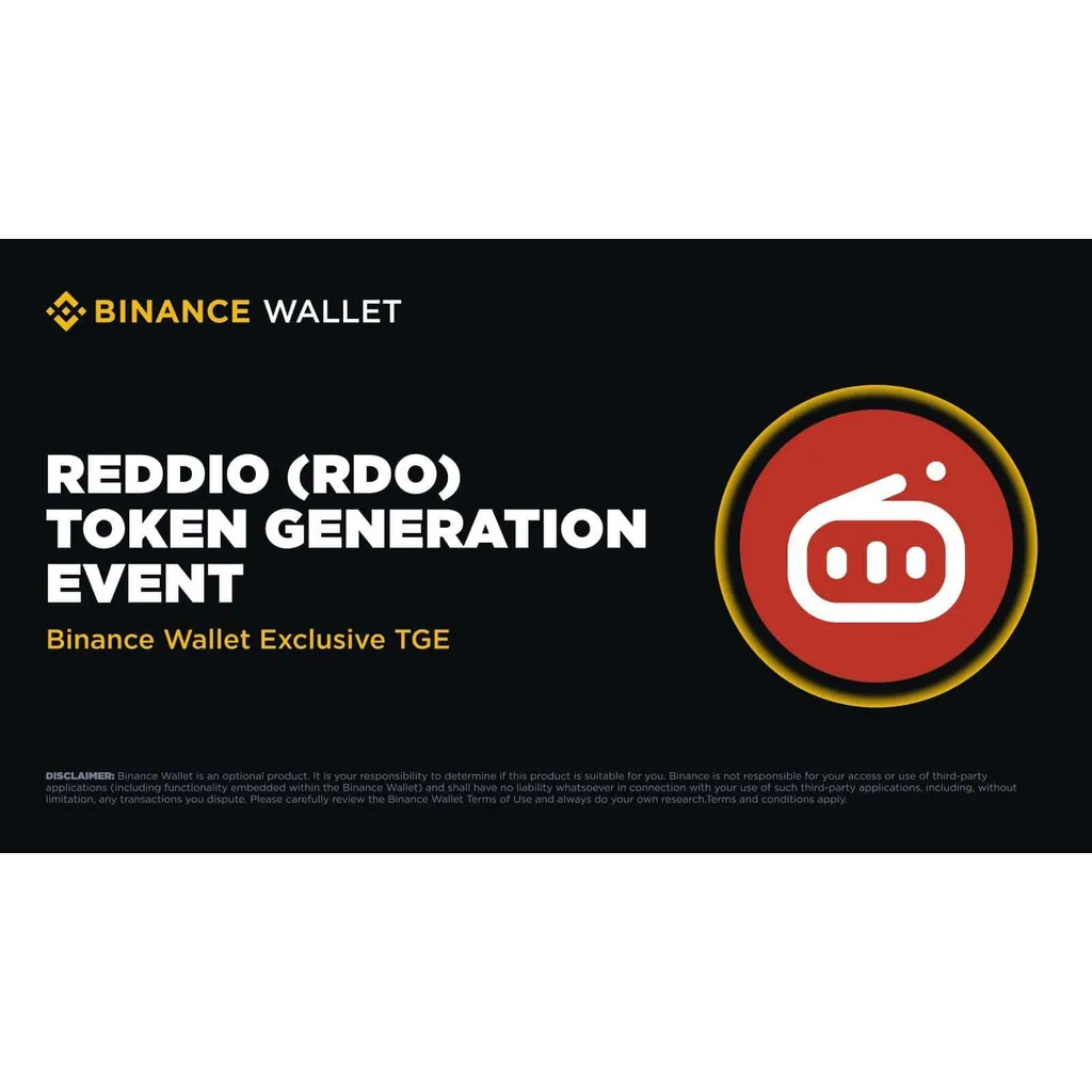 Reddio’s Exclusive Token Generation Event (TGE) and Alpha Trading on Binance Wallet – May 29, 2025 Reddio’s Exclusive Token Generation Event (TGE) and Alpha Trading on Binance Wallet – May 29, 2025