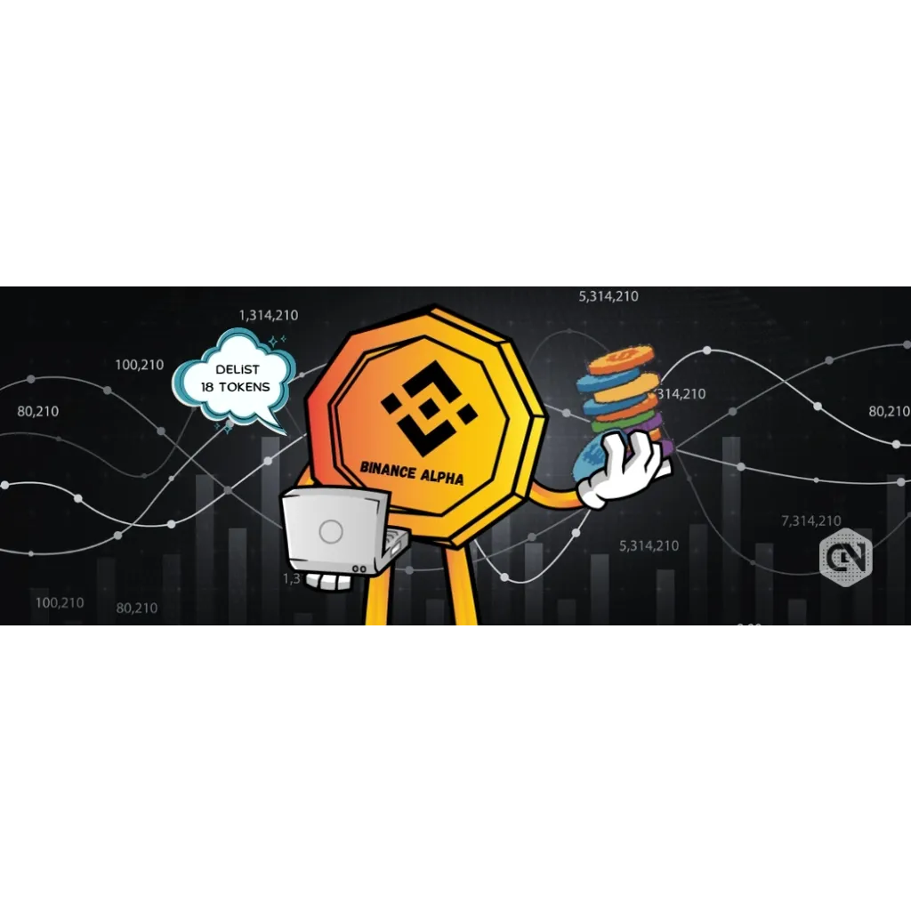 Binance Alpha delists 18 tokens with trading available via Web3 Binance Alpha delists 18 tokens with trading available via Web3