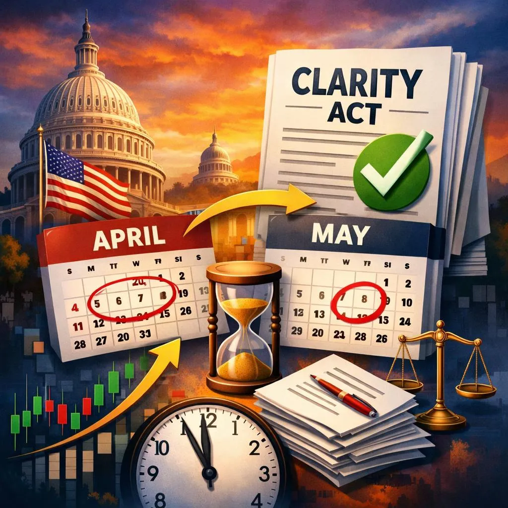 CLARITY Act Progress: Key Markup Slipping Toward The Final Week Of April Or Mid-May CLARITY Act Progress: Key Markup Slipping Toward The Final Week Of April Or Mid-May