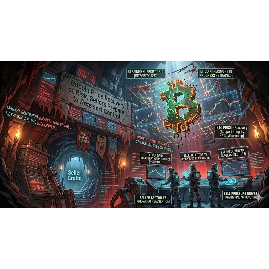 Bitcoin Price Recovery at Risk, Sellers Prepare to Reassert Control Bitcoin Price Recovery at Risk, Sellers Prepare to Reassert Control