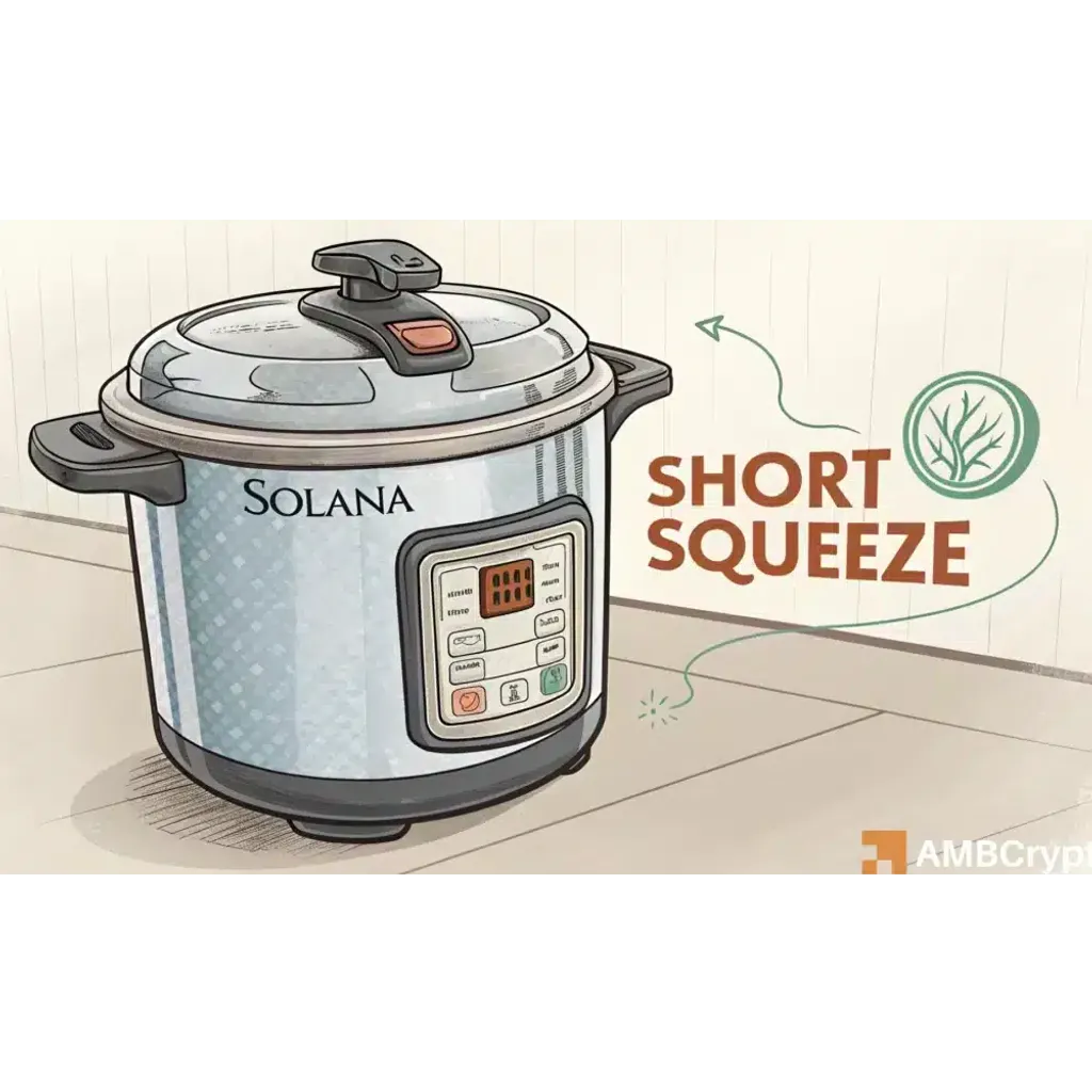 Solana faces potential short squeeze as bearish… Solana faces potential short squeeze as bearish…