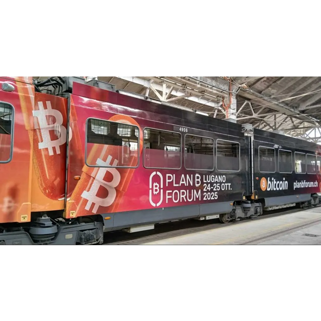 Bitcoin-themed tram launches in Milan Italy featuring cryptocurrency branding Bitcoin-themed tram launches in Milan Italy featuring cryptocurrency branding