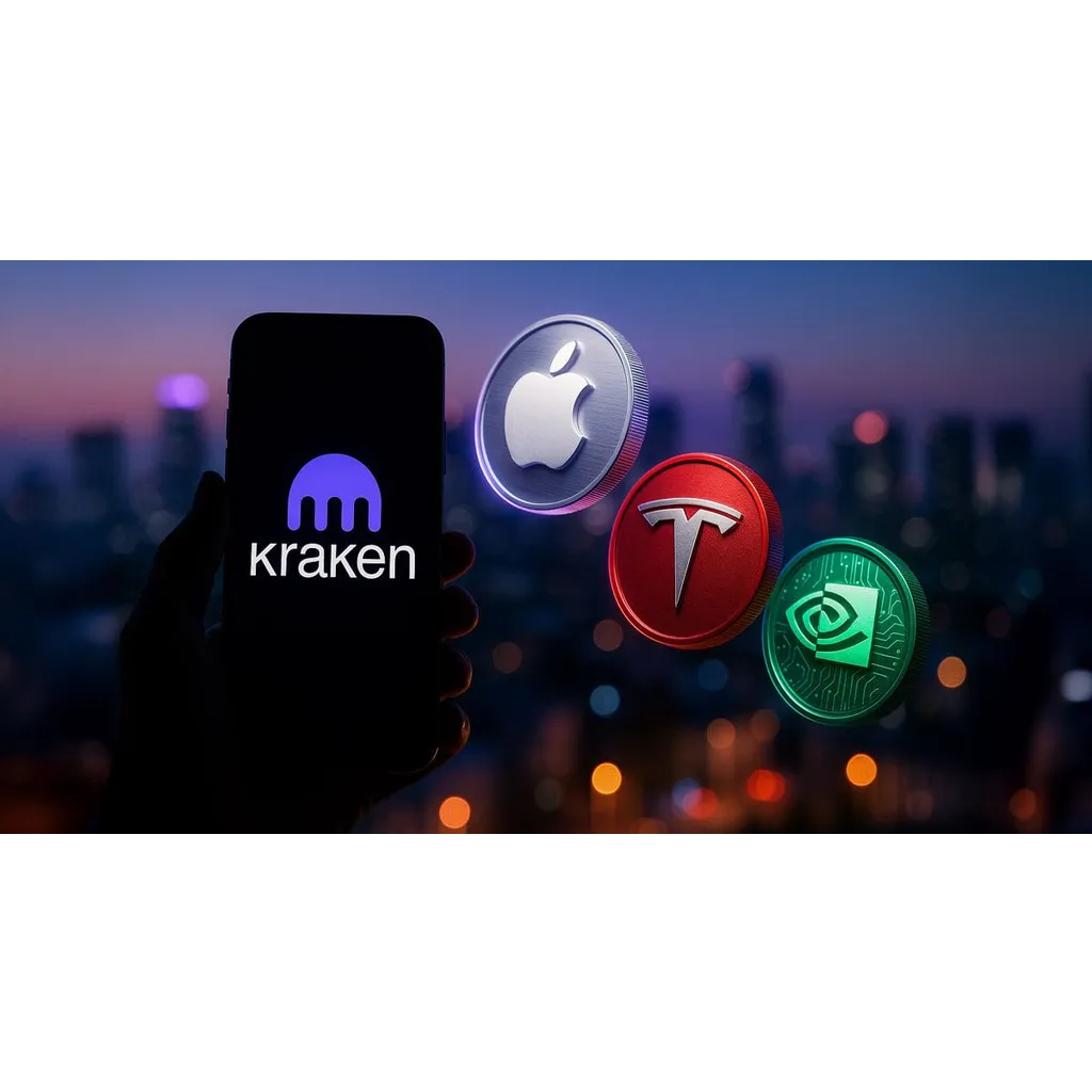 Kraken to launch 24/7 trading for tokenized US stocks via Solana Kraken to launch 24/7 trading for tokenized US stocks via Solana