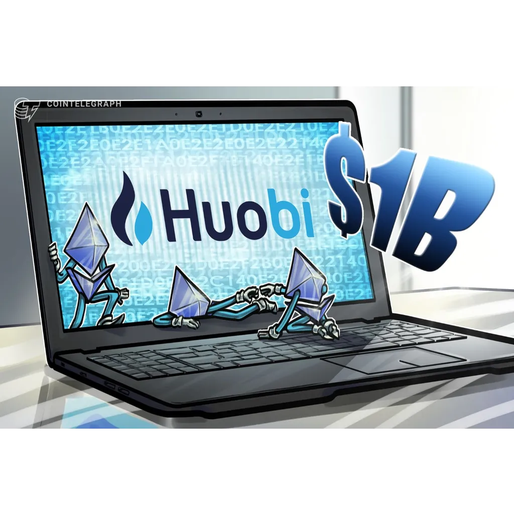 Huobi founder raises one billion dollars to acquire Ether tokens Huobi founder raises one billion dollars to acquire Ether tokens