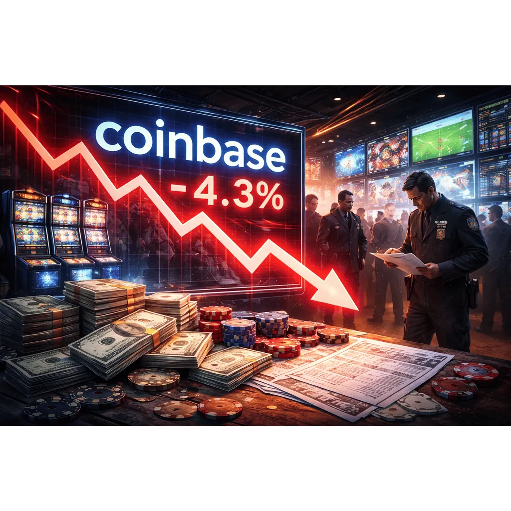 Coinbase Stock Slides 4.3% as Nevada Gaming Regulator Targets Unlicensed Sports Betting Contracts Coinbase Stock Slides 4.3% as Nevada Gaming Regulator Targets Unlicensed Sports Betting Contracts