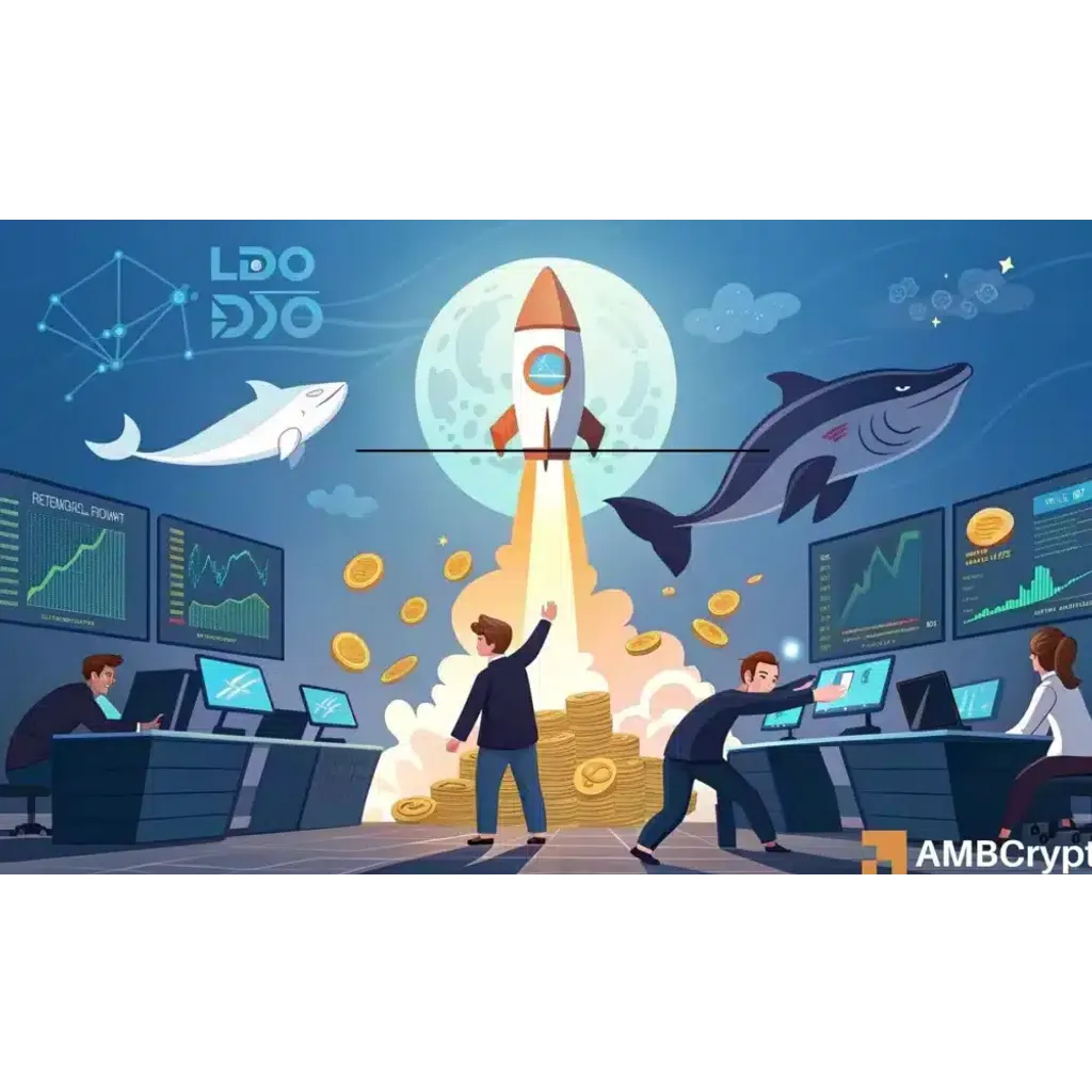 Lido LDO future shaped by retail buyers and profit-taking whales Lido LDO future shaped by retail buyers and profit-taking whales