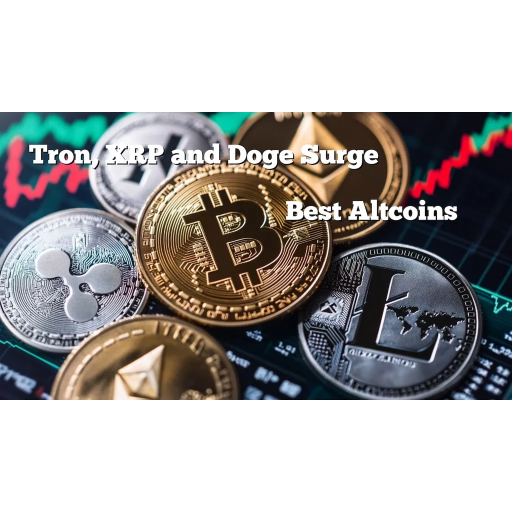 Tron, XRP, and Dogecoin show strong gains as… Tron, XRP, and Dogecoin show strong gains as…
