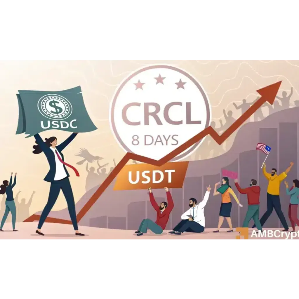 CRCL stock jumps 8X in 12 days, but can USDC catch up to USDT? CRCL stock jumps 8X in 12 days, but can USDC catch up to USDT?