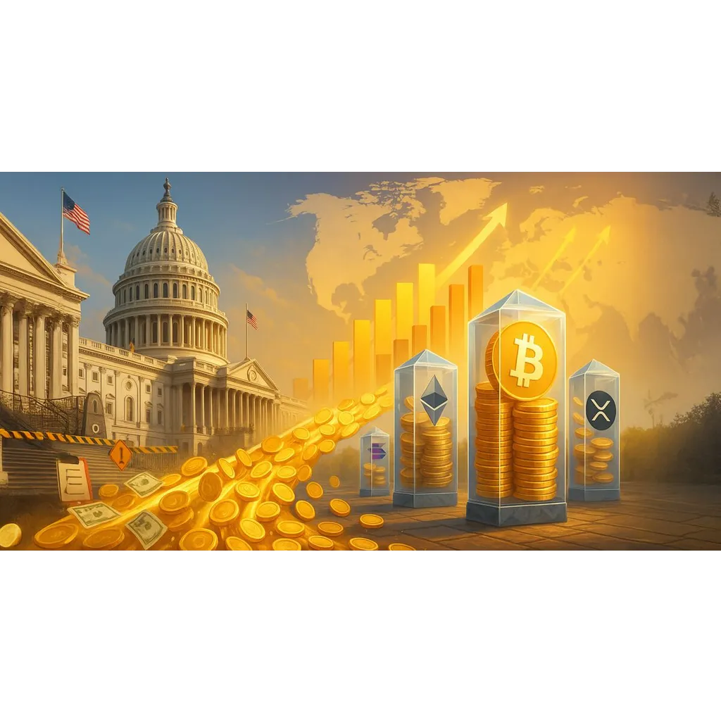 US shutdown and weak jobs data drive record billion crypto inflows US shutdown and weak jobs data drive record billion crypto inflows
