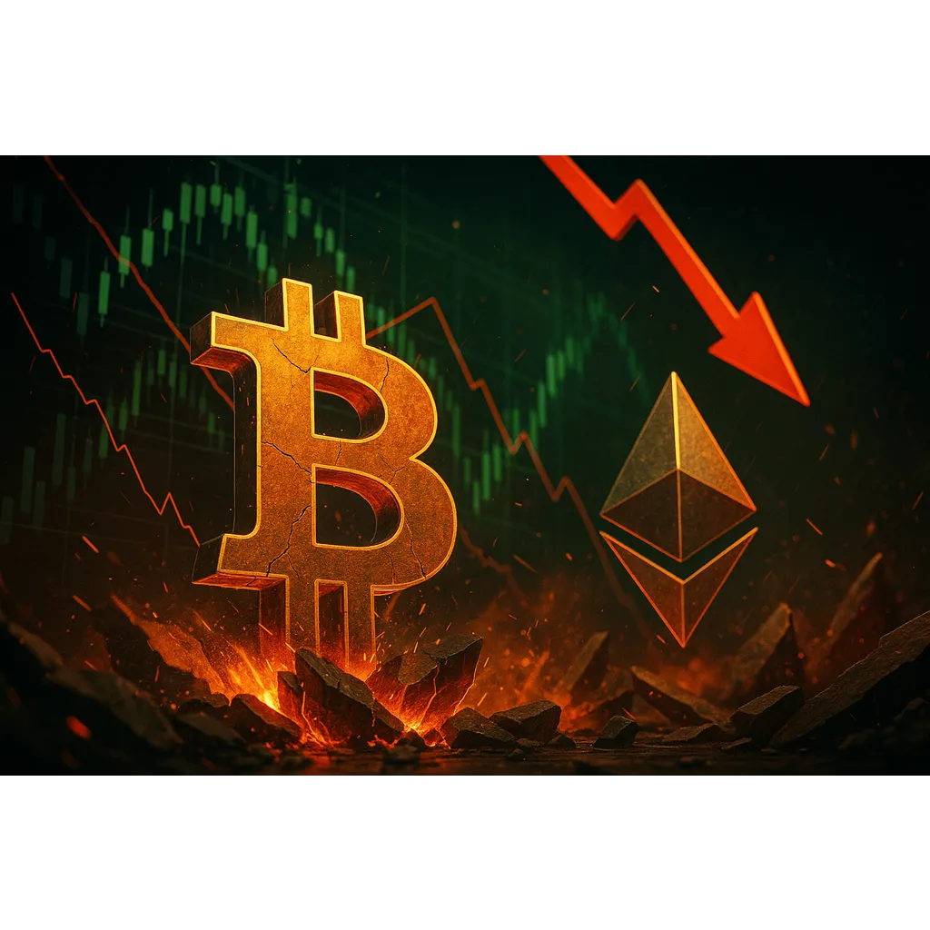 Ethereum and Bitcoin face 0M liquidations amid market downturn Ethereum and Bitcoin face 0M liquidations amid market downturn