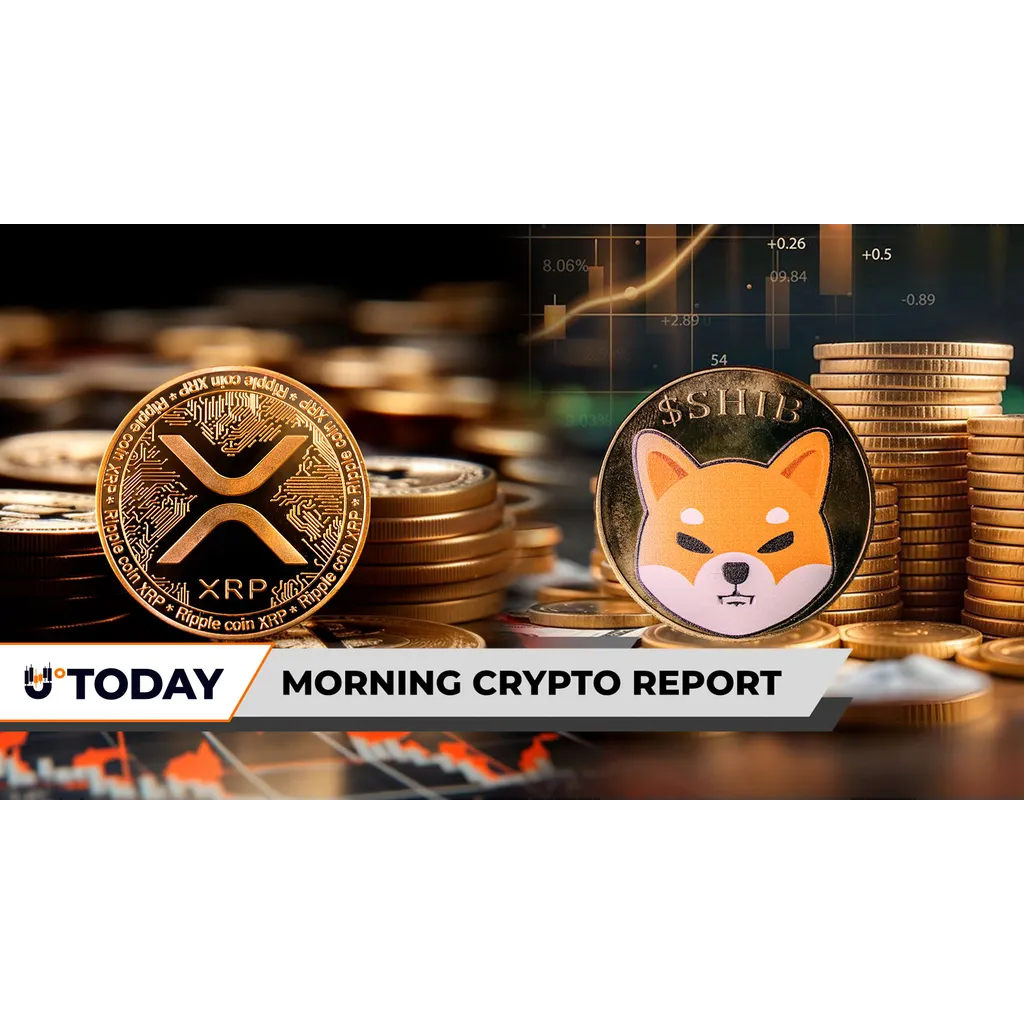 Morning Crypto Report: 0.98% of XRP Supply Gone, Shiba Inu (SHIB) Rockets 3,000% in Liquidation Imbalance, JP Morgan Launches Money Market on Ethereum Morning Crypto Report: 0.98% of XRP Supply Gone, Shiba Inu (SHIB) Rockets 3,000% in Liquidation Imbalance, JP Morgan Launches Money Market on Ethereum