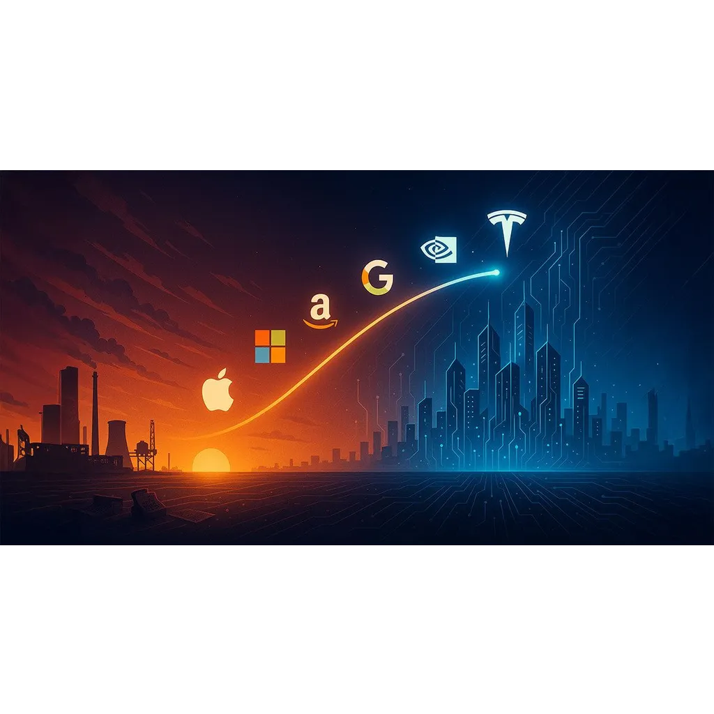 Magnificent 7 trajectory shows legacy economy being sunset for digital age Magnificent 7 trajectory shows legacy economy being sunset for digital age