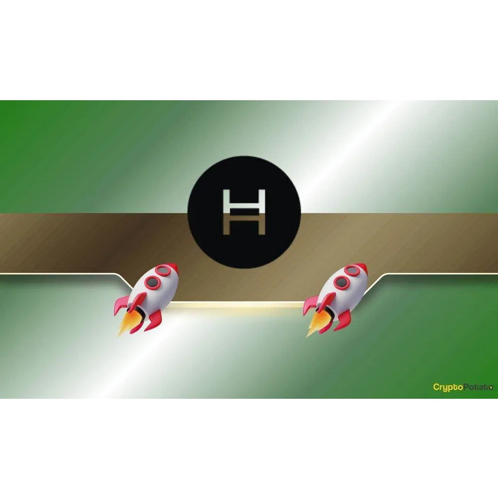 HBAR Breaks Out of Wedge Following Massive Adoption News, Eyes alt= HBAR Breaks Out of Wedge Following Massive Adoption News, Eyes alt=