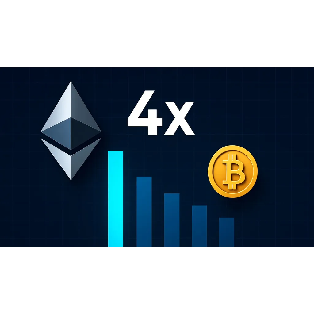 ETH Buys Outpace BTC by 4x ETH Buys Outpace BTC by 4x