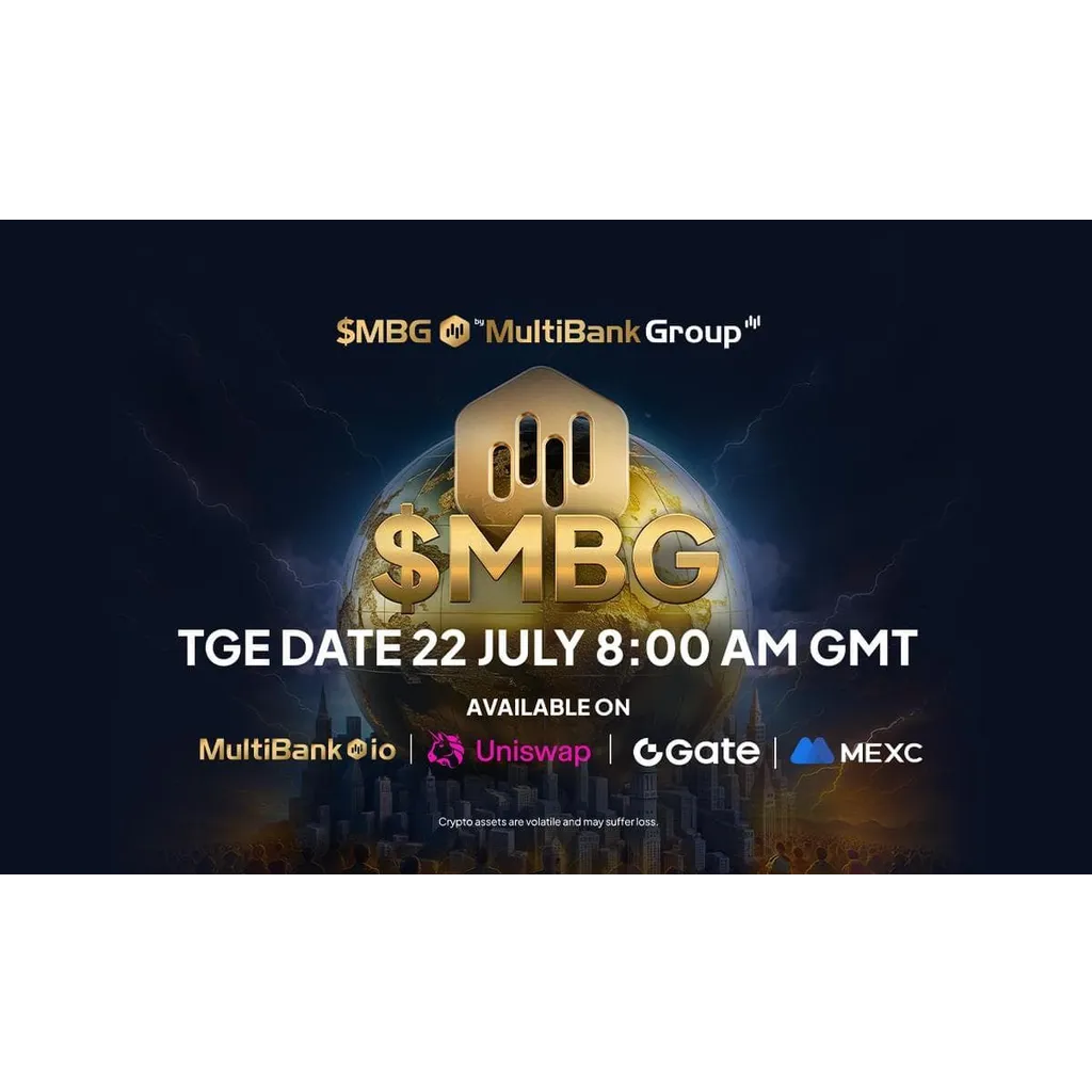 MultiBank Group’s $MBG Token TGE Is Live on MexC, Gate.io, Uniswap and Multibank.io. MultiBank Group’s $MBG Token TGE Is Live on MexC, Gate.io, Uniswap and Multibank.io.