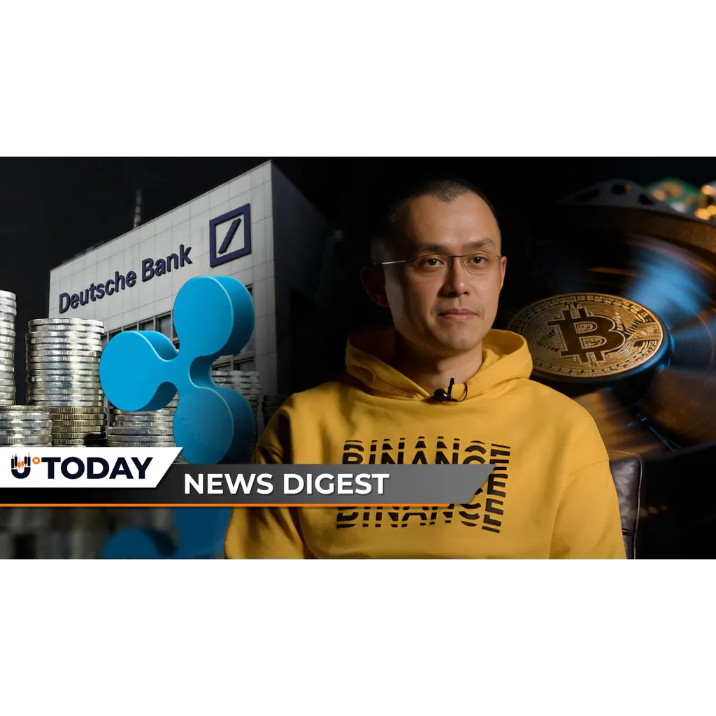 Ripple Secures Major Partnership With Deutsche Bank, XRP Price Breaks Key Support, Binance’s CZ Reveals His Role In UAE’s Bitcoin Mining Milestone — Crypto News Digest Ripple Secures Major Partnership With Deutsche Bank, XRP Price Breaks Key Support, Binance’s CZ Reveals His Role In UAE’s Bitcoin Mining Milestone — Crypto News Digest