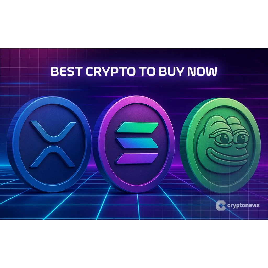 XRP, Solana, and PEPE are listed as suggested cryptocurrencies for purchase XRP, Solana, and PEPE are listed as suggested cryptocurrencies for purchase