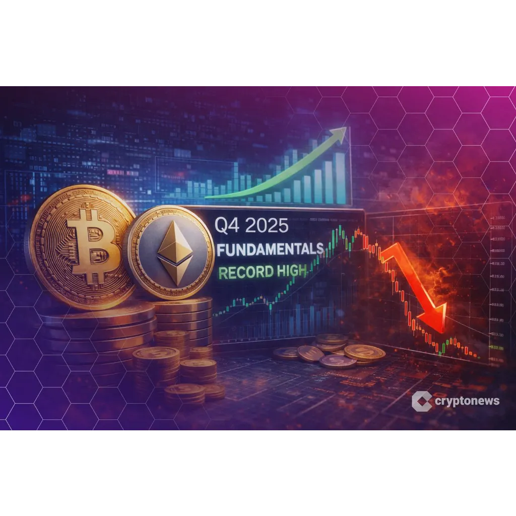 Crypto Metrics Hit Records in Q4 2025 as Prices Kept Lagging Crypto Metrics Hit Records in Q4 2025 as Prices Kept Lagging