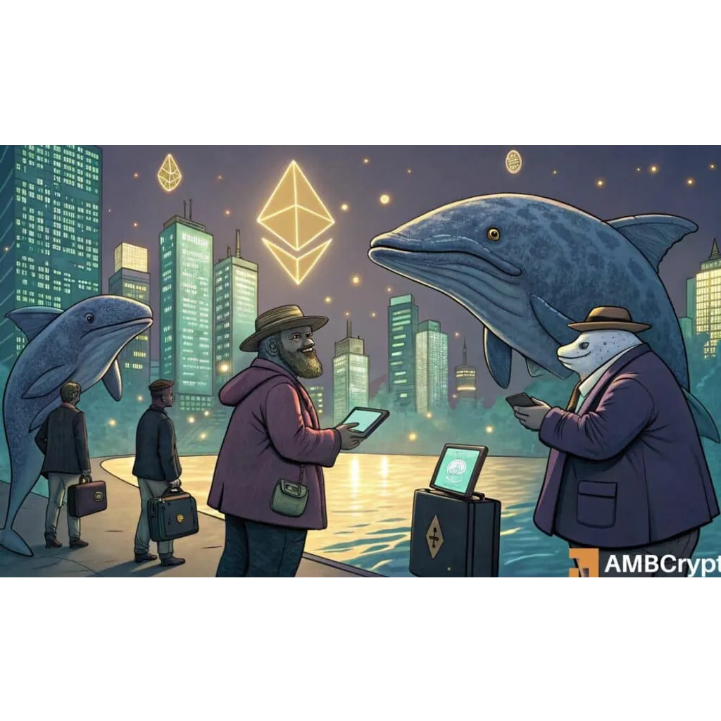 Ethereum faces selling pressure as whales offload… Ethereum faces selling pressure as whales offload…