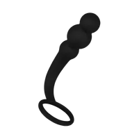 Sinnlicher Analplug mit Hodenring, 14,5 cm Sinnlicher Analplug mit Hodenring, 14,5 cm