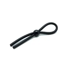 Silikon-Penisschlaufe, schwarz Silikon-Penisschlaufe, schwarz