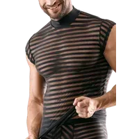 Herren Shirt mit transparenten Streifen Herren Shirt mit transparenten Streifen