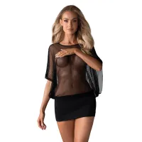 Obsessive - Punk-Kleid & Tanga - schwarz Obsessive - Punk-Kleid & Tanga - schwarz