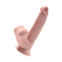 8 Inch Triple Density Cock With Swinging Balls, 24,5 cm 8 Inch Triple Density Cock With Swinging Balls, 24,5 cm