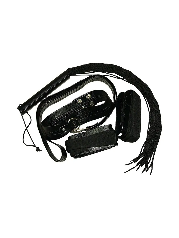 Bad Kitty Bondageset 3teilig, schwarz Bad Kitty Bondageset 3teilig, schwarz