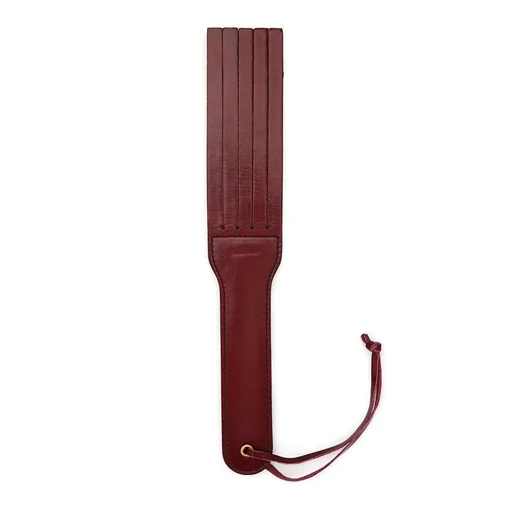 Wine Red – Leather Split Tawse Paddle Wine Red – Leather Split Tawse Paddle