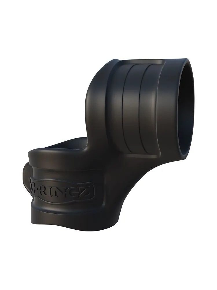 C-Ringz Mr. Big Cock Ring & Ball Stretcher: Penis- und Hodenring, schwarz C-Ringz Mr. Big Cock Ring & Ball Stretcher: Penis- und Hodenring, schwarz