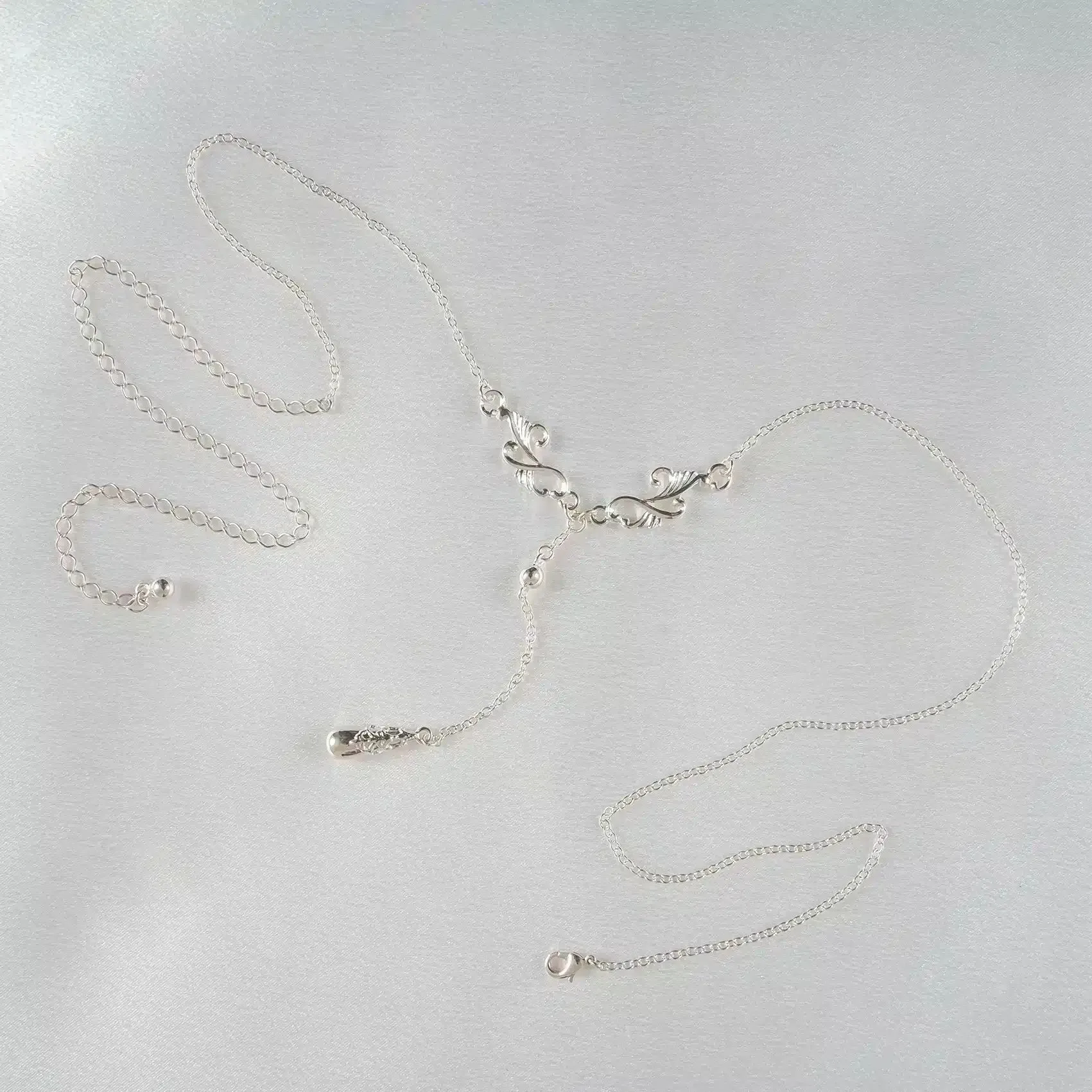 Sylvie Monthulé - Hüftkette Emotion Drop | Silber Größe L – Bild 2