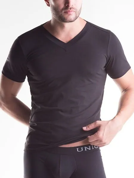 Unico Clasicos: V-Neck-Shirt, schwarz (XL) Unico Clasicos: V-Neck-Shirt, schwarz (XL)