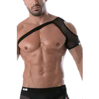 Schulter Harness mit Netz schwarz Schulter Harness mit Netz schwarz