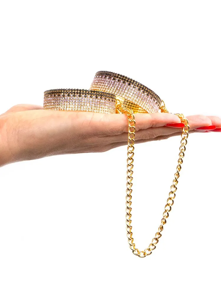 Rianne S Diamond Cuffs Liz: Handfesseln, gold Rianne S Diamond Cuffs Liz: Handfesseln, gold