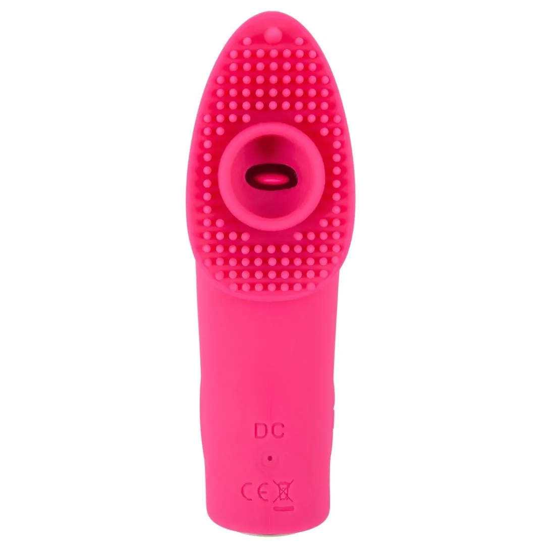 Fingervibrator mit Action-Zunge und Reiznoppen – Bild 4