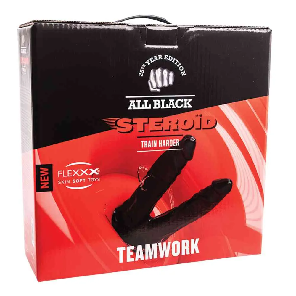 XXL Dildo "Teamwork Black" – Bild 4